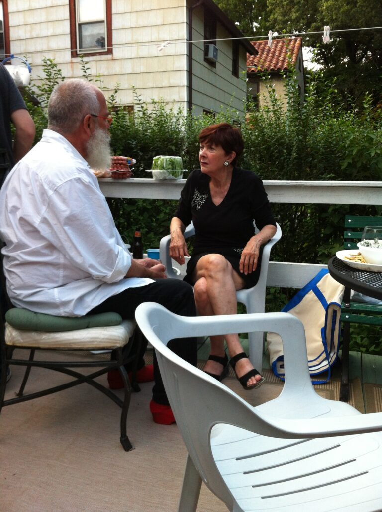 Rosemary with friend Roy Finamore 2007